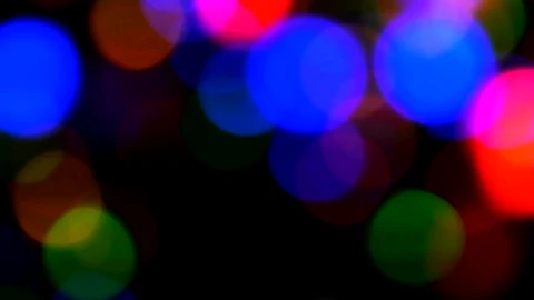 Stock Video Bokeh Of Flashing Lights At Night Live Wallpaper For PC - Free Live Wallpaper