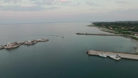 Stock Video Boats Anchored In A Tiny Harbor Live Wallpaper For PC - Free Live Wallpaper