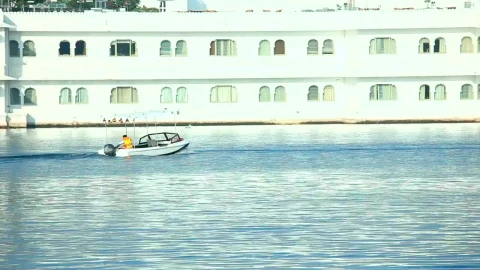 Stock Video Boat Crossing The Lake Live Wallpaper For PC - Free Live Wallpaper