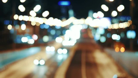 Stock Video Blurred Traffic On A Highway Live Wallpaper For PC - Free Live Wallpaper