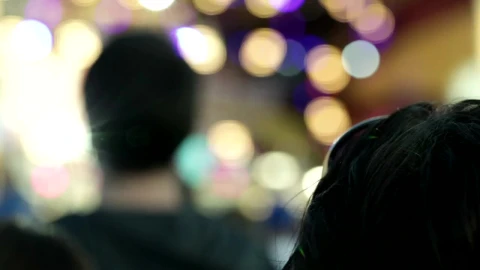 Stock Video Blurred Crowd At A Concert Live Wallpaper For PC - Free Live Wallpaper