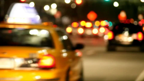 Stock Video Blurred City Traffic In New York Live Wallpaper For PC - Free Live Wallpaper
