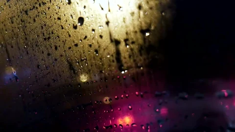 Stock Video Blurred Car Lights Through The Rain Live Wallpaper For PC - Free Live Wallpaper