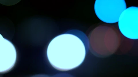 Stock Video Blurred Abstract Cars Lights At Night With Bokeh Effect Live Wallpaper For PC - Free Live Wallpaper