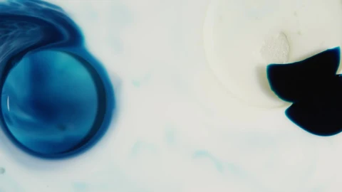 Stock Video Bluish Liquid Ink Flowing In The Background Live Wallpaper For PC - Free Live Wallpaper