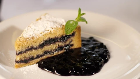Stock Video Blueberry Cake On A Plate Live Wallpaper For PC - Free Live Wallpaper