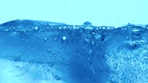 Stock Video Blue Soda Completely Covering The Shot Live Wallpaper For PC - Free Live Wallpaper