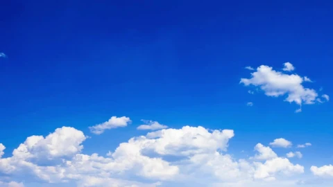 Stock Video Blue Sky With Clouds Moving And Disappearing Live Wallpaper For PC - Free Live Wallpaper