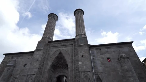 Stock Video Blue Sky Over A Mosque Live Wallpaper For PC - Free Live Wallpaper