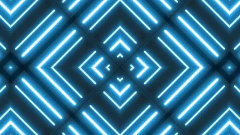 Stock Video Blue Neon Lights Flashing And Moving Live Wallpaper For PC - Free Live Wallpaper