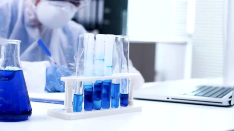 Stock Video Blue Liquid In A Vial Live Wallpaper For PC - Free Live Wallpaper
