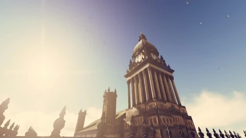 Video Stock Clock Tower Of Historic Building D Animation Live Wallpaper For PC - Free Live Wallpaper