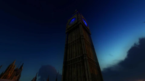 Video Stock Climbing Up The Big Ben Tower During A Sunset Live Wallpaper For PC - Free Live Wallpaper