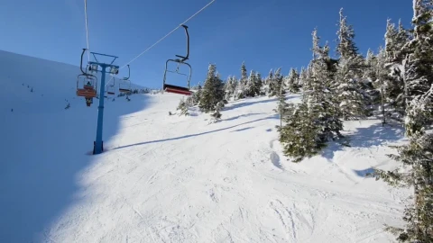 Video Stock Climbing The Mountain On The Ski Resort Live Wallpaper For PC - Free Live Wallpaper
