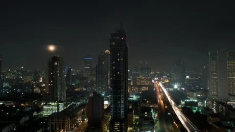 Video Stock City Traffic Through The Night Live Wallpaper For PC - Free Live Wallpaper