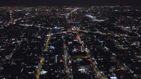Video Stock City Lights From The Air Live Wallpaper For PC - Free Live Wallpaper