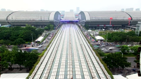 Video Stock City Full Of Cars And People Seen From Above Live Wallpaper For PC - Free Live Wallpaper
