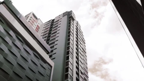 Video Stock City Buildings With Cloudy Sky Live Wallpaper For PC - Free Live Wallpaper