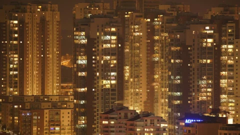 Video Stock City Buildings Lights Landscape Live Wallpaper For PC - Free Live Wallpaper