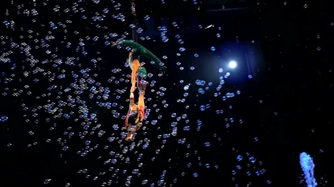 Video Stock Circus Performers Over Fountains Live Wallpaper For PC - Free Live Wallpaper