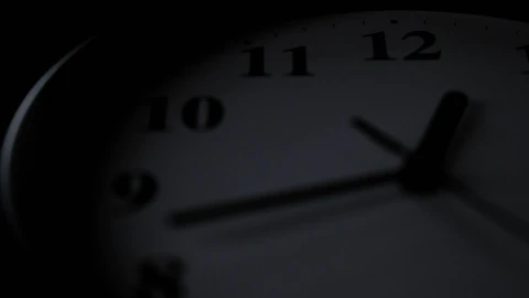 Video Stock Circular Clock A Very Close Shot Illuminated In The Dark Live Wallpaper For PC - Free Live Wallpaper