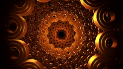 Video Stock Circular Figures Pattern Tunnel Live Wallpaper For PC - Free Live Wallpaper