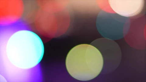 Video Stock Circles Of Light With Bokeh Effect Live Wallpaper For PC - Free Live Wallpaper