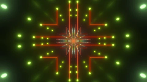 Video Stock Circled Surface With Warm Lights Flashing Live Wallpaper For PC - Free Live Wallpaper
