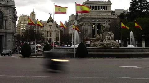 Video Stock Cibeles Fountain During The Day Live Wallpaper For PC - Free Live Wallpaper