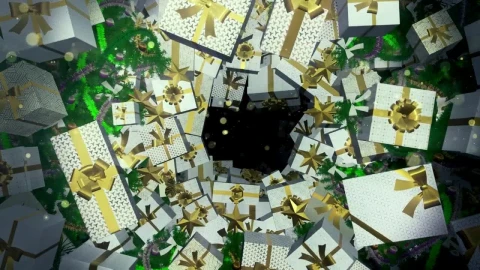 Video Stock Christmas Trees And Gifts D Tunnel Live Wallpaper For PC - Free Live Wallpaper