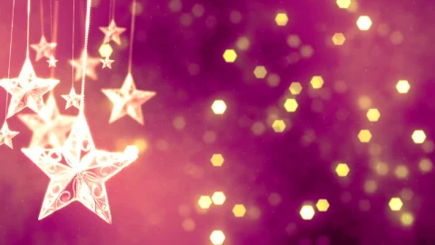 Video Stock Christmas Stars And Glitter Live Wallpaper For PC - Free Live Wallpaper