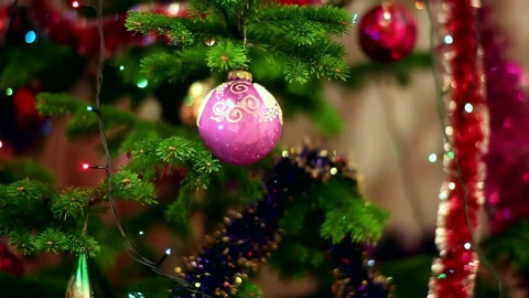 Video Stock Christmas Sphere Decoration Live Wallpaper For PC - Free Live Wallpaper