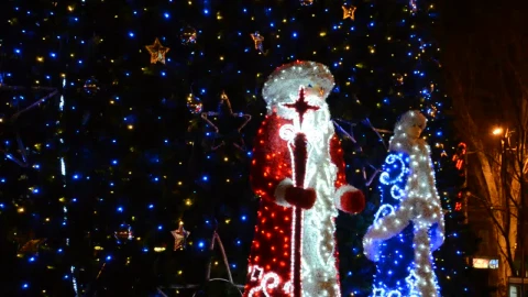 Video Stock Christmas Light Display Live Wallpaper For PC - Free Live Wallpaper