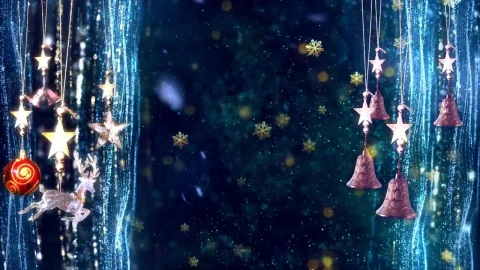 Video Stock Christmas Background While Snowing D Animation Live Wallpaper For PC - Free Live Wallpaper