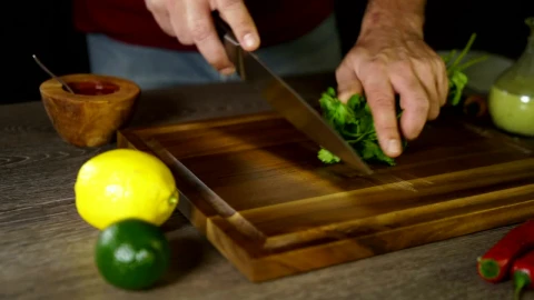 Video Stock Chopping Up Herbs For Dinner Live Wallpaper For PC - Free Live Wallpaper