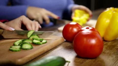Video Stock Chopping Fresh Vegetables Live Wallpaper For PC - Free Live Wallpaper