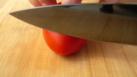 Video Stock Chopping A Tomato Live Wallpaper For PC - Free Live Wallpaper