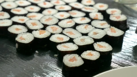 Video Stock Choosing Sushi From A Table Live Wallpaper For PC - Free Live Wallpaper