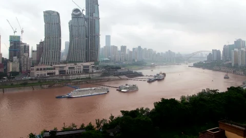 Video Stock Chongqing Cityscape By The River Live Wallpaper For PC - Free Live Wallpaper