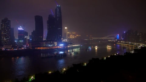 Video Stock Chongqing Cityscape At Night Live Wallpaper For PC - Free Live Wallpaper
