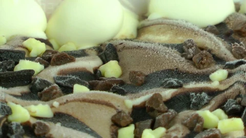 Video Stock Chocolate And Coffee Ice Cream Texture Live Wallpaper For PC - Free Live Wallpaper