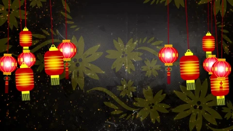 Video Stock Chinese Lantern Lights D Animation Live Wallpaper For PC - Free Live Wallpaper