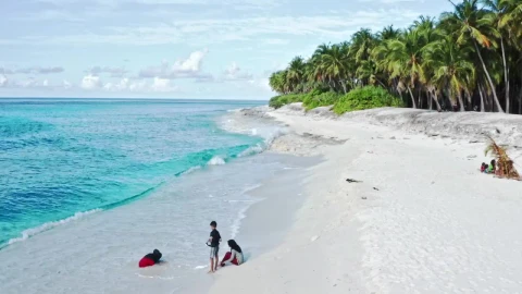 Video Stock Children Swimming In Ocean Live Wallpaper For PC - Free Live Wallpaper