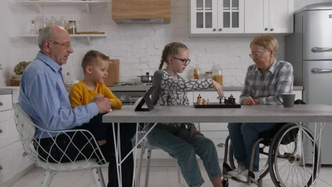 Video Stock Children Sharing Moments With Their Grandparents Live Wallpaper For PC - Free Live Wallpaper