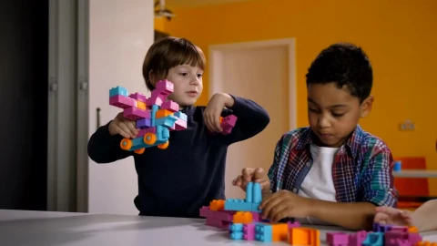 Video Stock Children Playing With Building Blocks Live Wallpaper For PC - Free Live Wallpaper