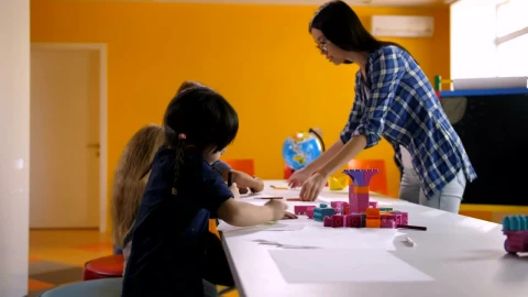 Video Stock Children Draw In Class Live Wallpaper For PC - Free Live Wallpaper