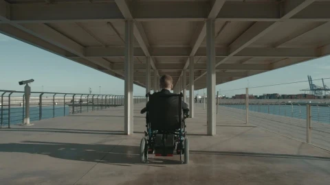 Video Stock Child In An Electric Wheelchair Live Wallpaper For PC - Free Live Wallpaper