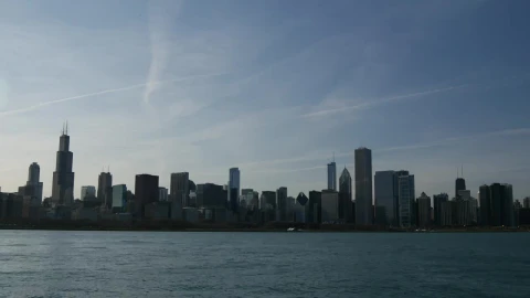 Video Stock Chicago City Skyline Sunset Live Wallpaper For PC - Free Live Wallpaper