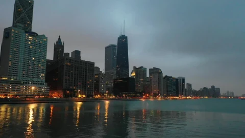 Video Stock Chicago City At Late Afternoon Live Wallpaper For PC - Free Live Wallpaper