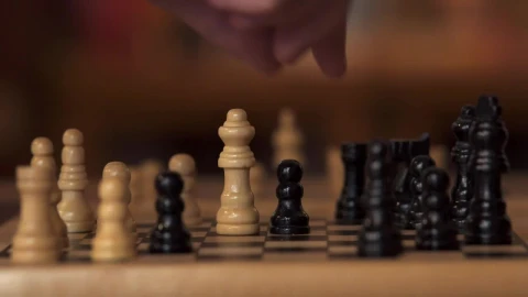 Video Stock Chess Board In Detail During A Game Live Wallpaper For PC - Free Live Wallpaper